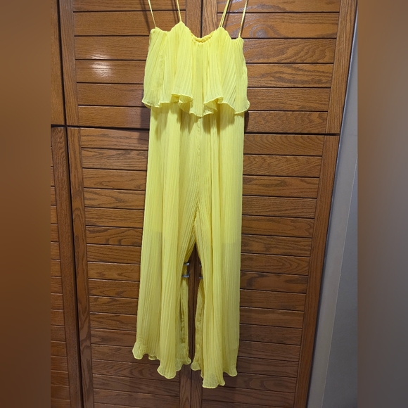 Yellow Women's Jumpsuit - Picture 1 of 2